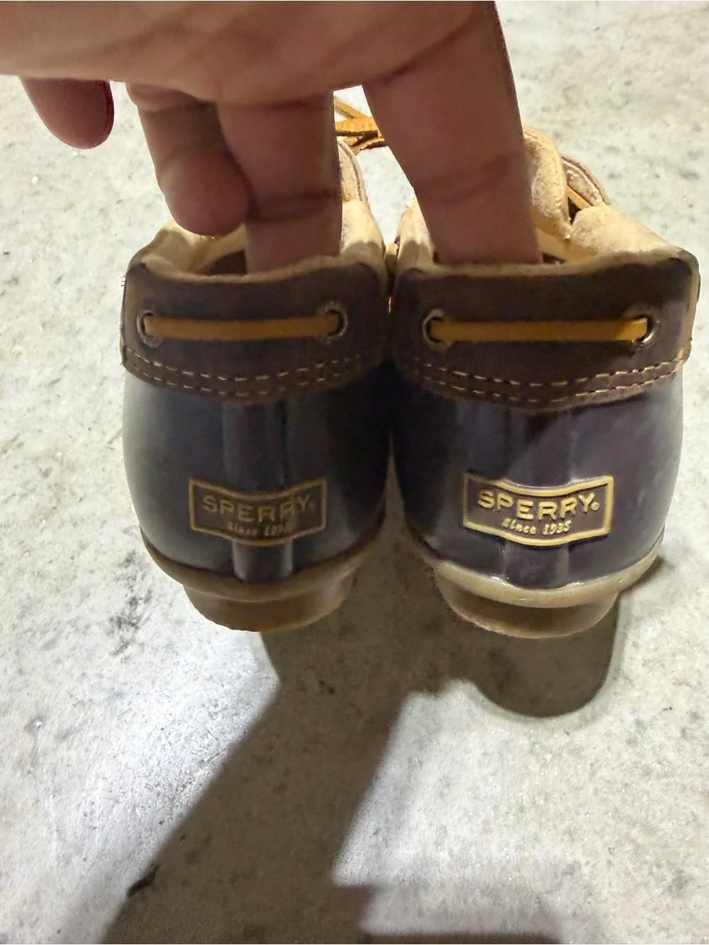Sperry Men’s Brown and Tan Duck Boots